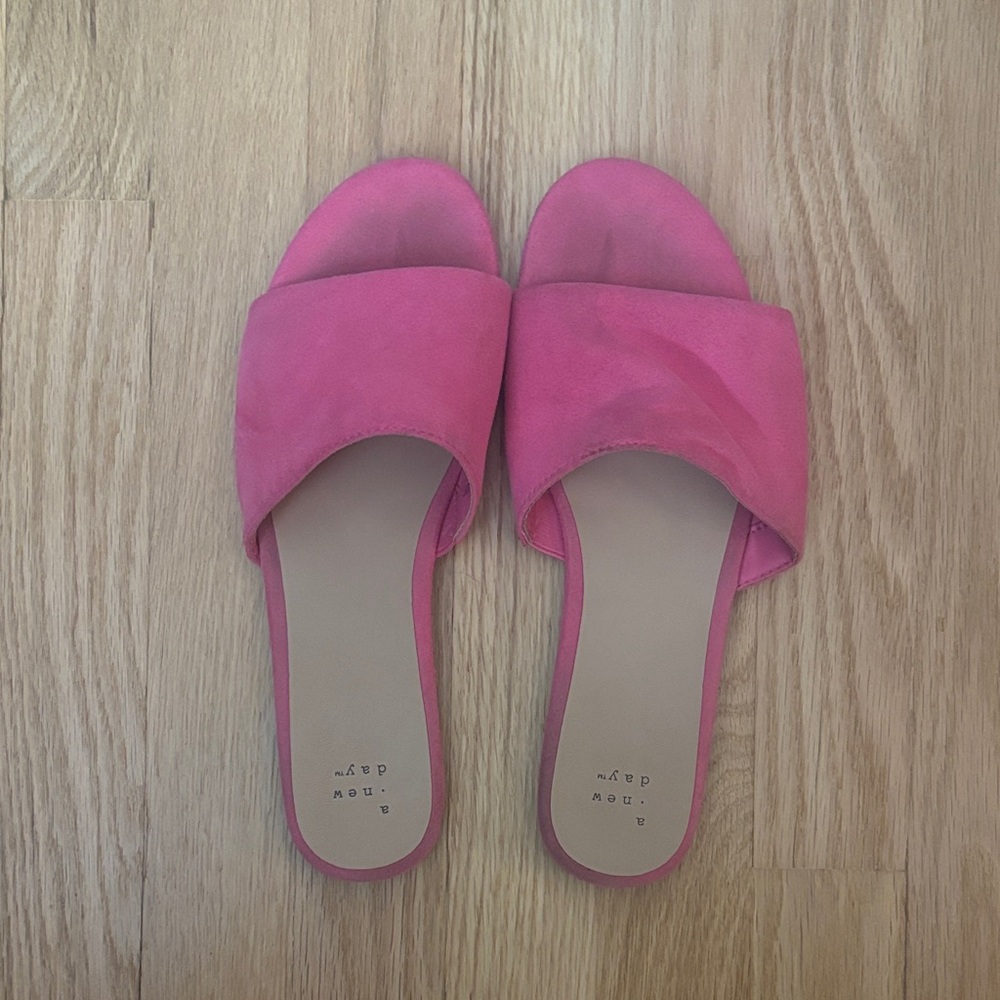 a new day Pink Slide Sandals